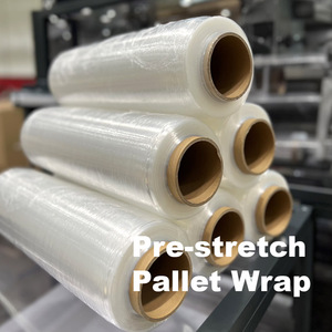 GT Crystal Clear PE <b>Plastic</b> Film <b>Roll</b> for Industrial Stretch Wrapping Pallet Packaging - Product Image 2