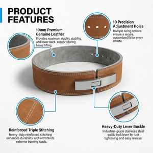 Accessoires d'innovation fitness : Ceinture à levier pour musculation et entraînement avec poids – Le produit le plus demandé - Product Image 5