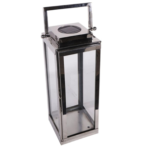 Lámpara de Metal para Exteriores, Decorativa para el Hogar, Acabado Niquelado Brillante, Metal y Vidrio, Estilo Moderno, Más Vendida - Product Image 6