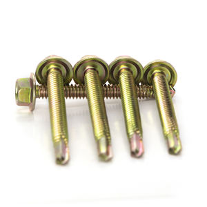 Tornillo de cabeza hexagonal autoperforante, clase 8, de acero al carbono galvanizado con fosfato de zinc, rosca estándar, marca PDC, en pulgadas, personalizable - Product Image 4