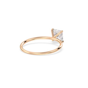 แหวนโมอิสซาไนต์ REYES แท้ 925 เงินสเตอร์ลิง ชุบทองคำขาว 14K โรสโกลด์ ได้รับการรับรองจาก GRA สำหรับผู้หญิง เครื่องประดับคุณภาพสูง - Product Image 4
