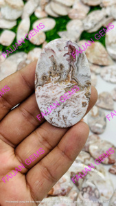 FAIJAN GEMS Pierres précieuses naturelles de haute qualité (Opale Jaspe Rosita) Cabochons toutes formes mélangées, tailles et poids personnalisables, certifiées par un tiers - Product Image 4