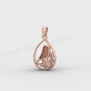 Pendentif Breloque en Argent Massif 925 de Haute Qualité, Motif Robin, 20x15mm, avec Monture Vierge pour Lait Maternel, Résine DIY, pour Création de Bijoux Souvenirs - Product Image 3