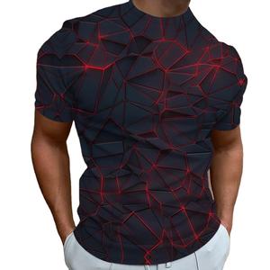 T-shirts surdimensionnés personnalisés pour hommes, en coton mélangé doux et respirant, coupe décontractée légère, confortables, streetwear, vente en gros OEM - Product Image 1