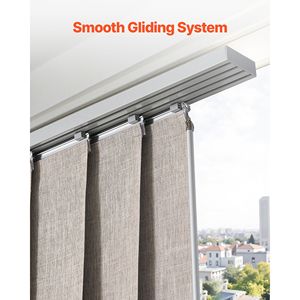 Tende Verticali Oscuranti Senza Fili con Pannello Estensibile 96 H, Tende Tagliabili da 45,8 a 86 Pollici di Larghezza - Product Image 5