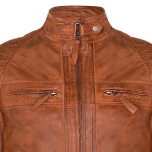 Chaqueta de Cuero para Motocicleta de Invierno para Hombre, Estilo Urbano, Transpirable, de Secado Rápido, con Opción de Logotipo Frontal, Hecha en Pakistán, Precio Económico - Product Image 4