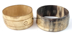 Anneau de serviette en corne fait main de luxe, écologique, style campagnard, accent décoratif naturel pour la table, idéal pour les cadeaux Tradebyd - Product Image 3