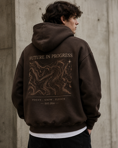 เสื้อฮู้ดดี้แฟชั่นคุณภาพสูงทรงโอเวอร์ไซส์สำหรับผู้ชาย  รับสกรีนโลโก้ ระบายอากาศได้ดี มีทุกสี - Product Image 1