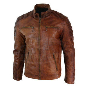 Meilleure vente Veste de moto en cuir robuste sur mesure Taille adulte Veste de moto en cuir - Product Image 2