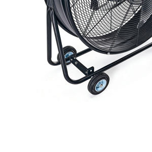 Ventilateur <span class=keywords><strong>solaire</strong></span> pour atelier industriel, cadre en fer antirouille, double alimentation, avec télécommande - Product Image 3