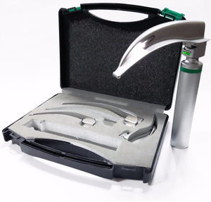 Ensemble de laryngoscope LED portable de haute qualité en acier inoxydable, léger, réutilisable, manuel, instruments chirurgicaux conventionnels - Product Image 4