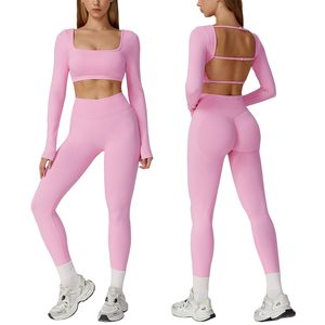 New Unisex Yoga Set One Piece <b>Padded</b> Backless Gym Jumpsuit Fitness Workout Wear Nylon/Quick Dry Breathable - Product Image 1