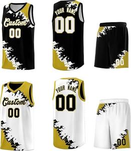 Maillots de sport respirants pour hommes, ensembles d'uniformes de basketball personnalisables pour jeunes, vêtements de basketball personnalisables, ensemble de tenues d'équipe - Product Image 4