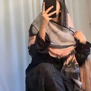 ชุดส่าหรีปักลายสีดำสไตล์อินเดียสำหรับผู้หญิง ผ้าเรยอนคอตตอน ชุดอินเดีย-ปากีสถาน พรีเมียม สำหรับงานแต่งงาน งานเลี้ยง - Product Image 4