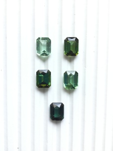 Turmalina verde natural de 28.03 quilates, corte octogonal, piedra para la elaboración de joyería fina. - Product Image 3
