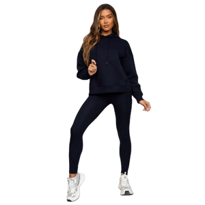 Conjunto Deportivo Unisex de Diseño Elegante y Moderno, de Manga Larga, Felpa de Algodón Suave, 2 Piezas, Sudadera con Capucha y Pantalones Jogger, Ropa Casual de Invierno para la Calle - Product Image 6