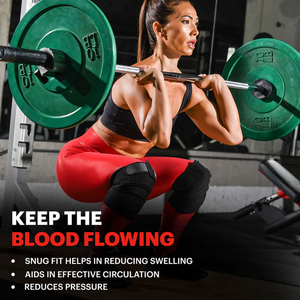 Rodillera de Neopreno Ligera de Alta Calidad 2026 para Entrenamiento, Gimnasio, Soporte de Levantamiento de Pesas, Servicio OEM - Product Image 3