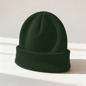 Bonnet personnalisé tricoté à revers pour l'hiver, style streetwear, vente en gros, fabricant de vêtements et couvre-chefs - Product Image 4