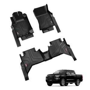แผ่นซับรถยนต์ทำจากวัสดุ TPE กันลื่นสำหรับ Mitsubishi Triton 2020 + แผ่นรองสำหรับรถยนต์ผลิตในเวียดนาม - Product Image 1