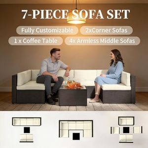 Set da Pranzo per Esterni in Ferro e Legno, Arredamento da Giardino per Cortile - Collezione di Mobili da Patio - Product Image 3