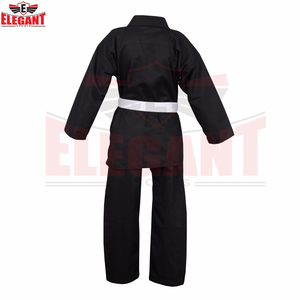 Ensemble de Kimono de Karaté Noir Confortable et Imprimé en Tissu Premium, en Polyester et Coton de Qualité Supérieure pour Arts Martiaux - Product Image 2