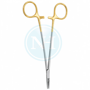 Portaagujas Microvasculares con Insertos de Carburo de Tungsteno, Diseño Delgado y Preciso, Instrumento Quirúrgico de Alta Precisión para Microcirugía - Product Image 4