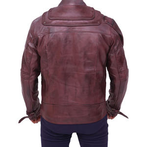 High Quality PU Leather <b>Jacket</b> For European And American Men And Teenagers Winter Long Stand Collar <b>Punk</b> <b>Jacket</b> - Product Image 4