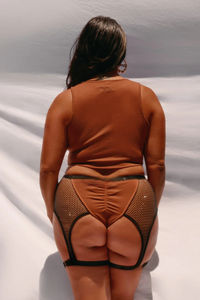 Vêtements de danse pour femmes, haut à col haut, bas taille haute, tenue d'entraînement d'été, tissu extensible, respirant, confortable, OEM - Product Image 5