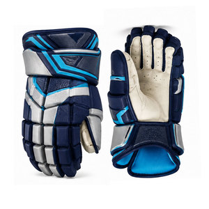 Custom <b>Ice</b> Hockey Gloves With Quality Fabric Comfortable <b>Grip</b> Lightweight Feel And Flexible Design For Hockey Practice - Product Image 1