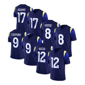 Camisetas Deportivas de Fútbol Americano al por Mayor, Nuevo Diseño, de Alta Calidad, Bordadas, para Hombre, Camiseta de Rugby de los 32 Equipos - Product Image 6