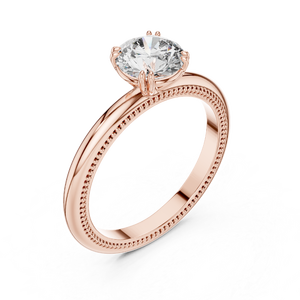 1.0ct Brilliant Cut Moissanite <b>Solitaire</b> Engagement <b>Ring</b> 925 Sterling <b>Silver</b> Handmade Luxury Fine Jewelry Wedding & Anniversary - Product Image 3