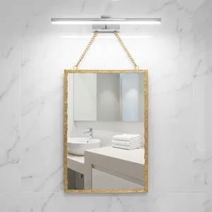 ARTISAN DESIGN Espejo de Pared Rectangular con Marco de Latón Decorativo Moderno para Decoración del Hogar - Product Image 1