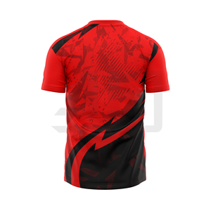 เสื้อฟุตบอลพรีเมียม ผ้าฝ้าย 100% น้ำหนักเบา ระบายอากาศได้ดี ควบคุมความชื้น คอวี แขนสั้น สกรีนชื่อทีมได้ - Product Image 1