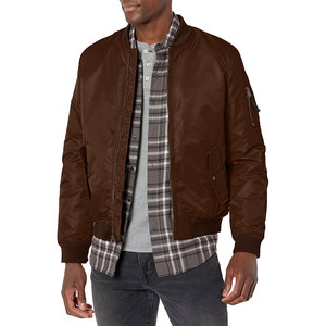 Nouvelles vestes bomber d'hiver à col montant en toile de haute qualité, design personnalisé, pour hommes, meilleur prix bas - Product Image 1