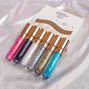Shining <b>Glitter</b> <b>Gel</b> 6 Colors High Pigment Waterproof Easy Applying Eco-Friendly Vegan for Eye <b>Face</b> Lip Makeup Private Label - Product Image 4