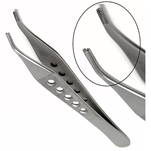 คีมจับเนื้อเยื่อผ่าตัด ORTHO GENIX ขนาด 4.75 นิ้ว โค้ง 9x9 ฟัน แบบเจาะรู ทำจากสแตนเลสสตีล ความแม่นยำสูง รุ่น OG-AF-034 - Product Image 5