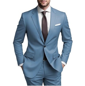 Traje de 2 Piezas para Hombre, Blazer Slim Fit, Doble Botonadura, Conjunto de Dos Piezas, Traje Formal para Boda, Blazer y Pantalón para Caballeros - Product Image 3