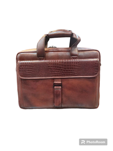 Genuine Leather Office Bag, Premium Business Briefcase, Spacious Laptop & Document Carrying Bag, Durable Professional Work Bag - Product Image 3