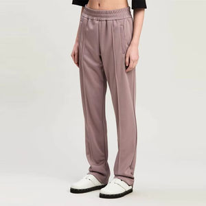 Pantalones Deportivos Personalizados de Pierna Recta, 100% Poliéster, Felpa, Lisos, con Logotipo Bordado Personalizado, Pantalones Deportivos para Mujer de Secado Rápido - Product Image 6