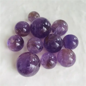 Natural High Quality Amethyst Eco-Friendly Polished <b>Sphere</b> Feng Shui Energy Healing Stone Crystal <b>Ball</b> Home Decoration - Product Image 4
