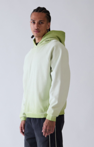 <b>Christmas</b> Unisex Oversized Raglan Hoodie Two Tone Embroidered Cotton Fleece Pullover Streetwear Casual <b>Sweatshirt</b> Custom OEM - Product Image 2