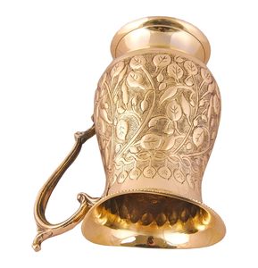 Traditional Brass <b>Jug</b> Mughal Design Water Pitcher Handcrafted Brass Water Storage <b>Drinking</b> Vintage Dining Table Decor - Product Image 4
