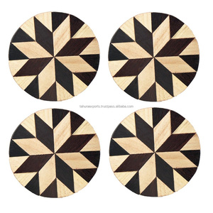 Wooden <b>Coaster</b> Home Tableware <b>for</b> Hotel Restaurant Hot Selling Handmade Coffee Tea <b>Coaster</b> <b>for</b> <b>Drink</b> Mats and Pads - Product Image 6