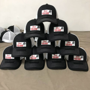 Gorra de béisbol con estampado puff, gorra Tuckers personalizada barata, gorras negras con bordado 3D para hombre, gorra trucker clásica desgastada de alta calidad - Product Image 6