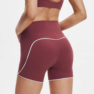 Shorts de Yoga Elásticos Personalizados al por Mayor, Cintura Alta, para Gimnasio, Playa, Deportes, Tie Dye, Casuales, para Mujer - Product Image 2