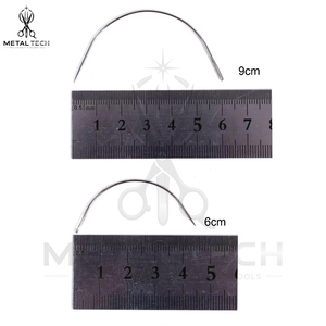 Aiguilles d'extension courbées écologiques de 6 cm et 9 cm, en acier inoxydable, en forme de C, pour tissage de cheveux, outil de couture en gros - Product Image 3