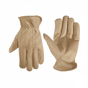 Gants de travail en cuir de chèvre, souples et durables, pour usage industriel, protection flexible des mains, gants de sécurité en vrac - Product Image 1