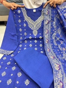 Launching New Designer Pure Banarasi Jequard Wiving <b>Top</b> With Pent & Dupatta Set Buy Direct From <b>Indian</b> Supplier - Product Image 5