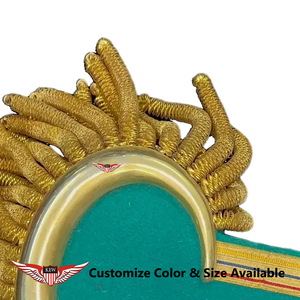 KEW Epaulettes de Caballería Napoleónica, Lujosas, Ecológicas, Trenzadas, Bordadas a Mano, Vintage, Elegantes, Accesorios para Prendas de Ceremonia - Product Image 3