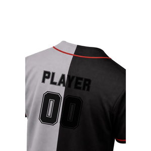 Custom Baseball Jersey Black Gray Color Short Sleeve Embroidery Logo Unisex Adult <b>Moisture</b> Wicking Regular Fit - Product Image 6